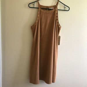 Suede dress